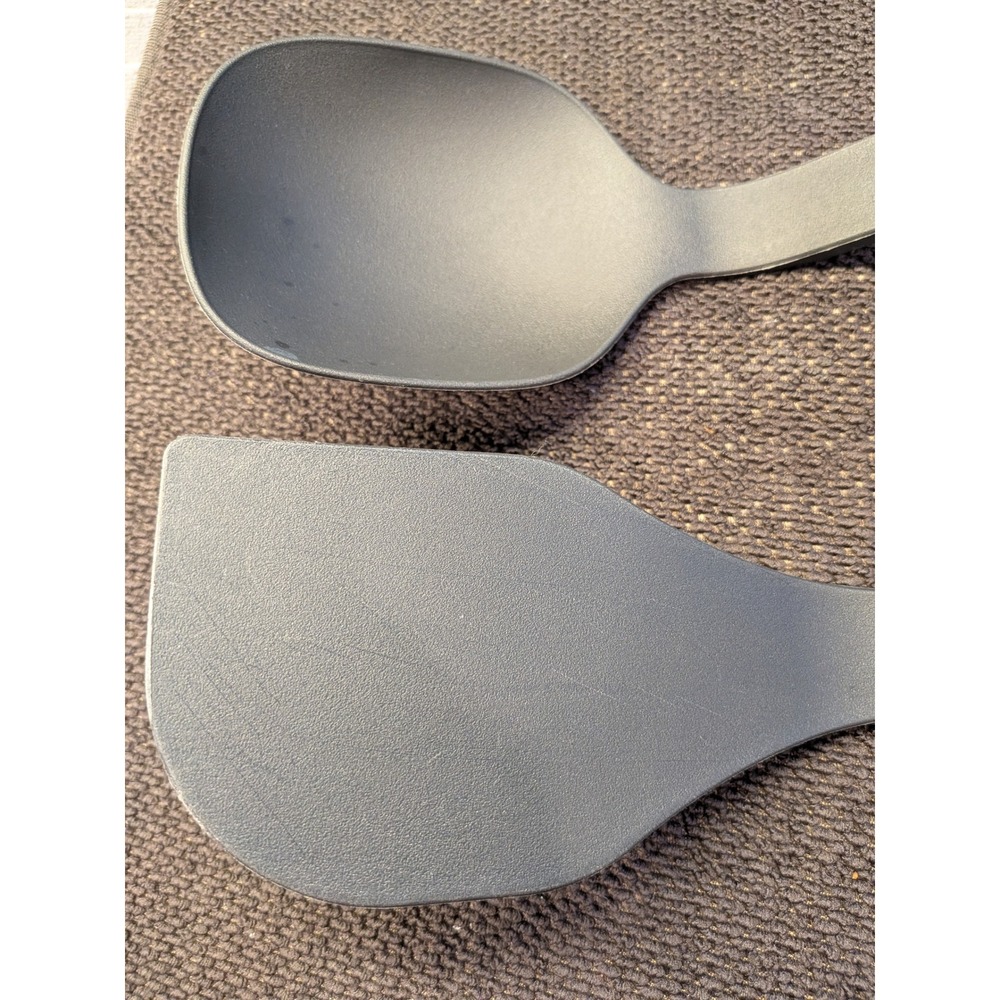 Ninja Foodi NeverStick 2 Piece‎ Utensil Set Spatula and Spoon Charcoal Grey